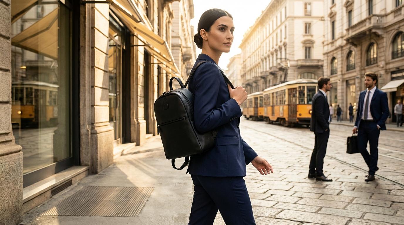 Bric’s luxury duffle bag and travel essentials styled for a weekend trip