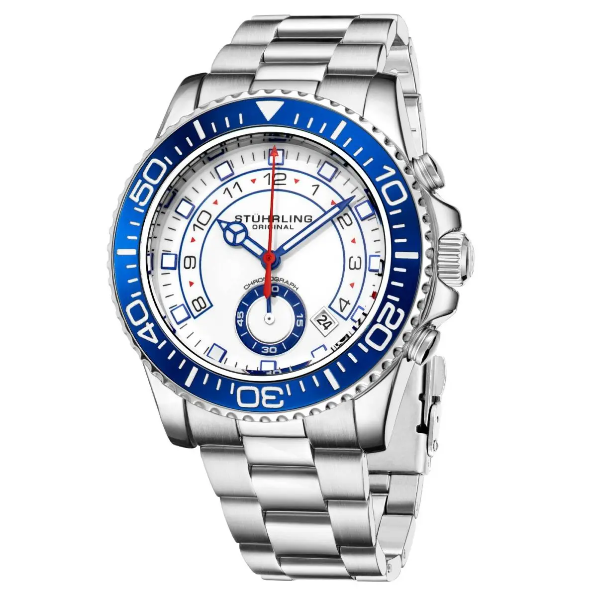 Stührling Aviator pilot-style chronograph watch
